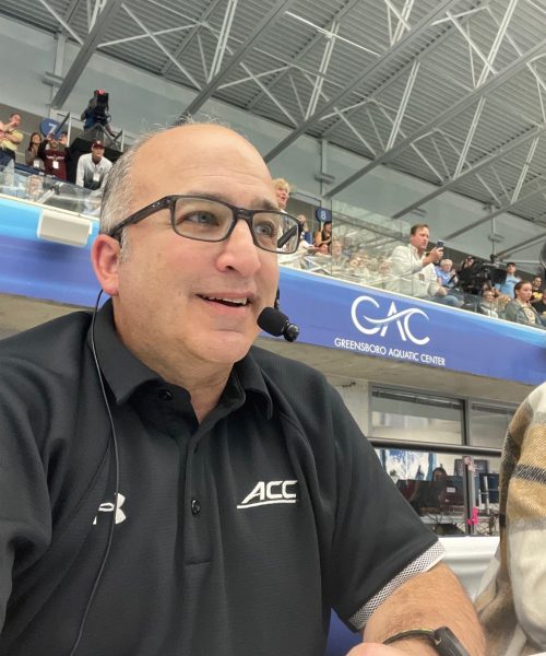 Announcer Kevin Heilbronner