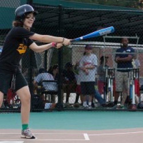 Player up to bat